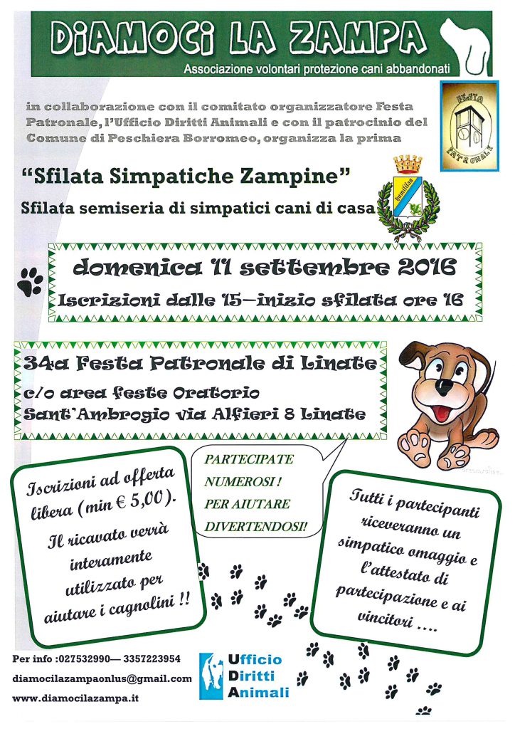 SFILATA SIMPATICHE ZAMPINE