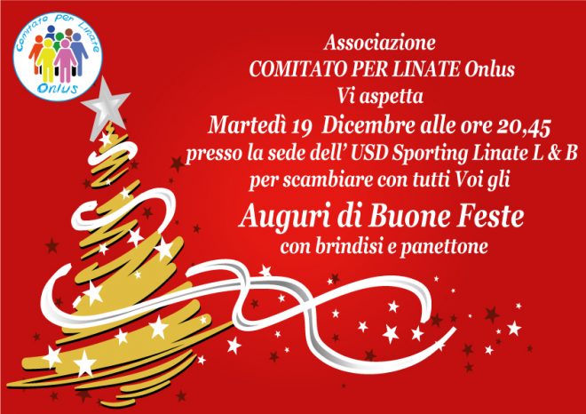 Ti aspettiamo per scambiarci gli Auguri di Buone Feste