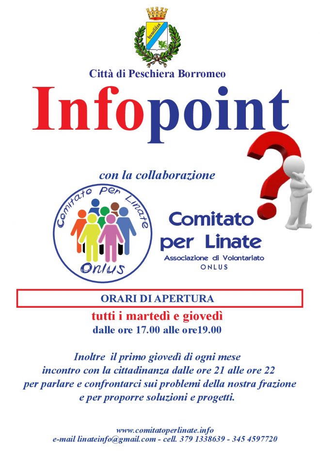 Orari InfoPoint presso il Centro Civico Calipari
