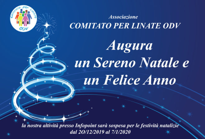 I nostri Auguri per un Sereno Natale e un Felice Anno Nuovo