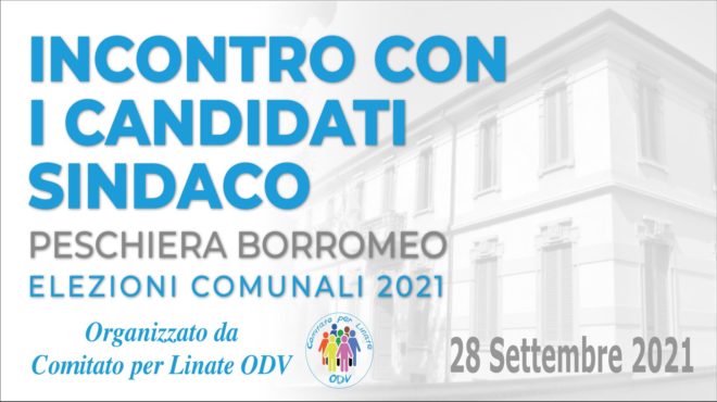 Filmato incontro pubblico con i candidati Sindaci del 28-9-2021