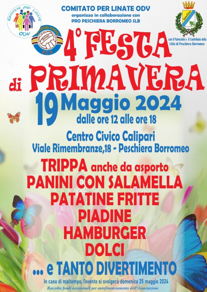 4° FESTA DI PRIMAVERA – 19 maggio 2024