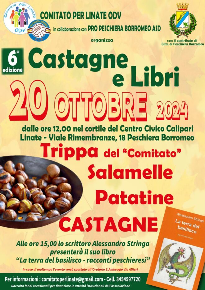Castagne e Libri 6° edizione – 20 Ottobre 2024