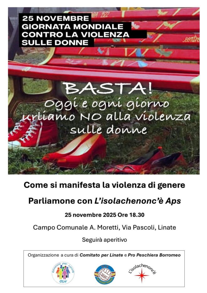 GIORNATA MONDIALE CONTRO LA VIOLENZA SULLE DONNE