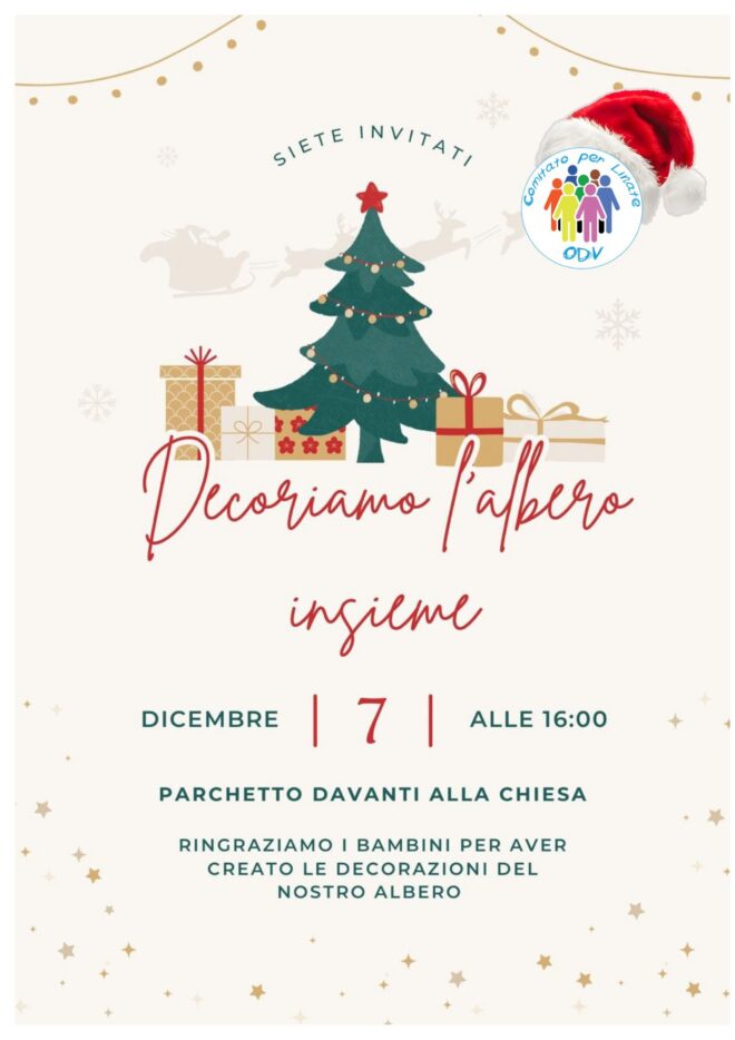 DECORIAMO L’ALBERO INSIEME!